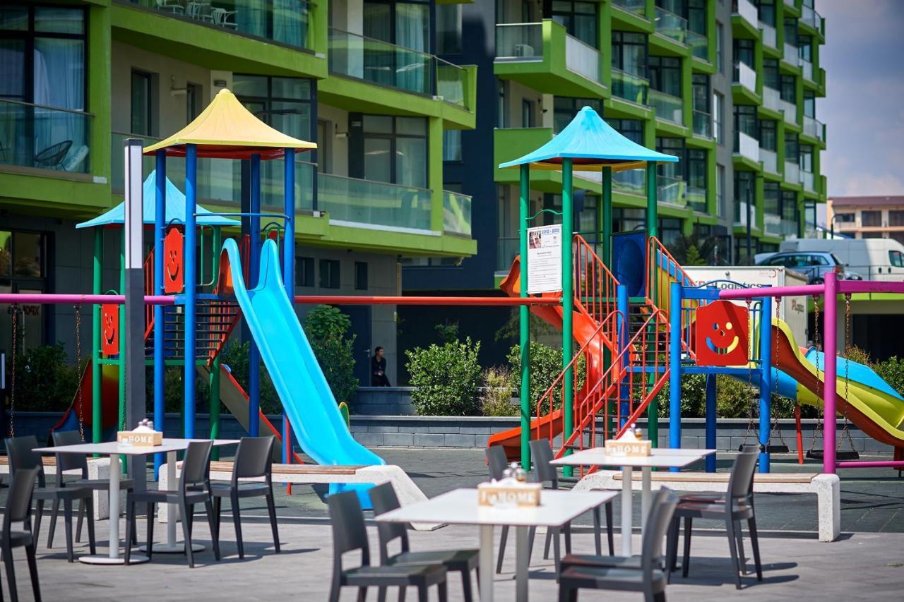 Crazy Sea View 1Br Apartment Spa Pools Resort Mamaia Buitenkant foto