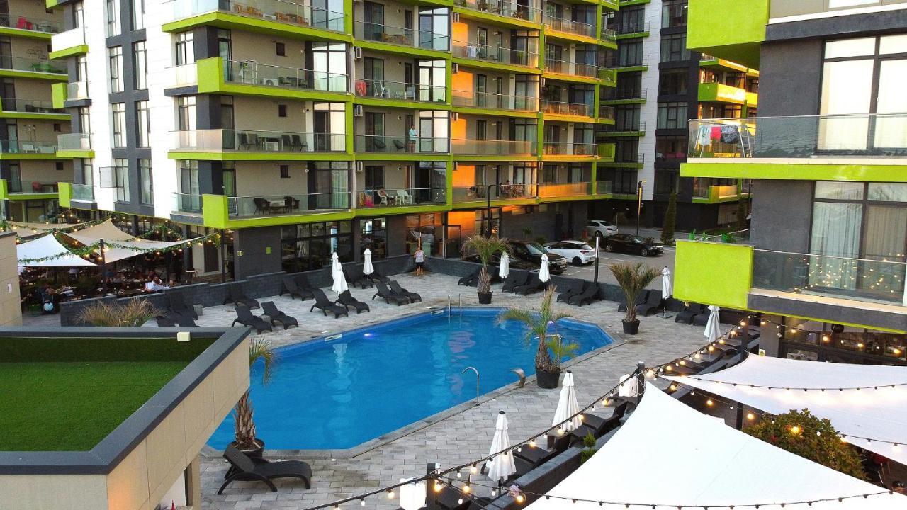 Crazy Sea View 1Br Apartment Spa Pools Resort Mamaia Buitenkant foto